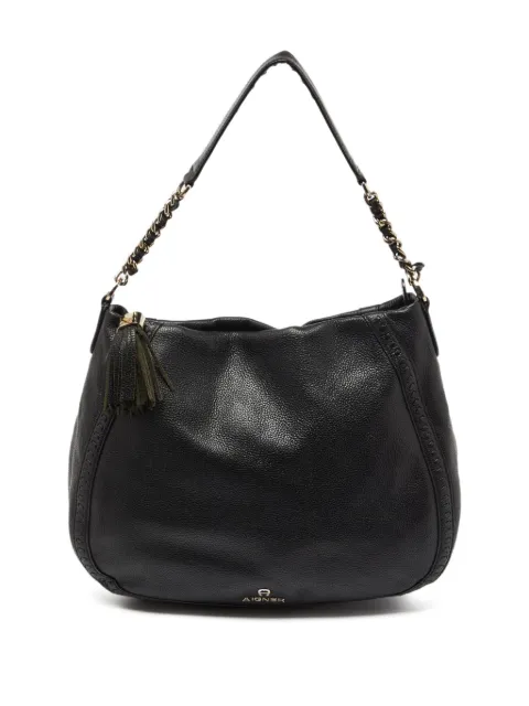 Aigner Vintage pre-owner leather chain tote bag