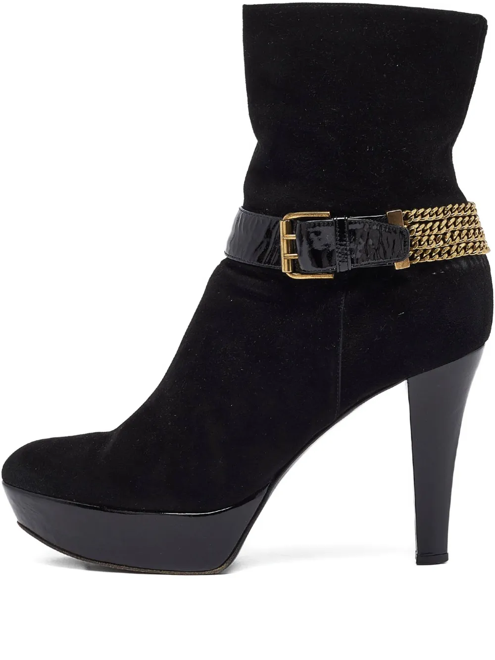 110mm leather ankle boots