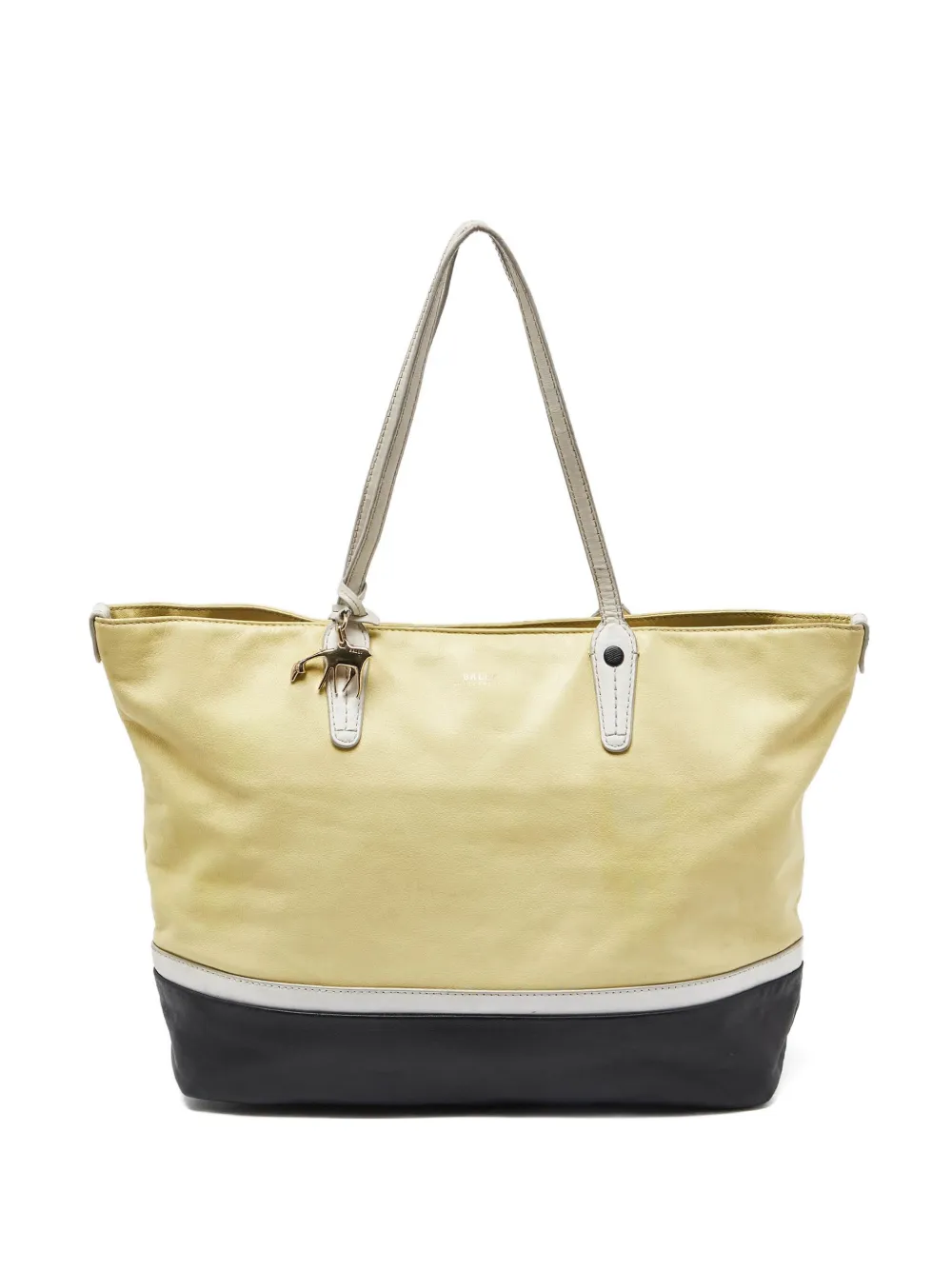 Bally Vintage Borsa tote in pelle - Giallo