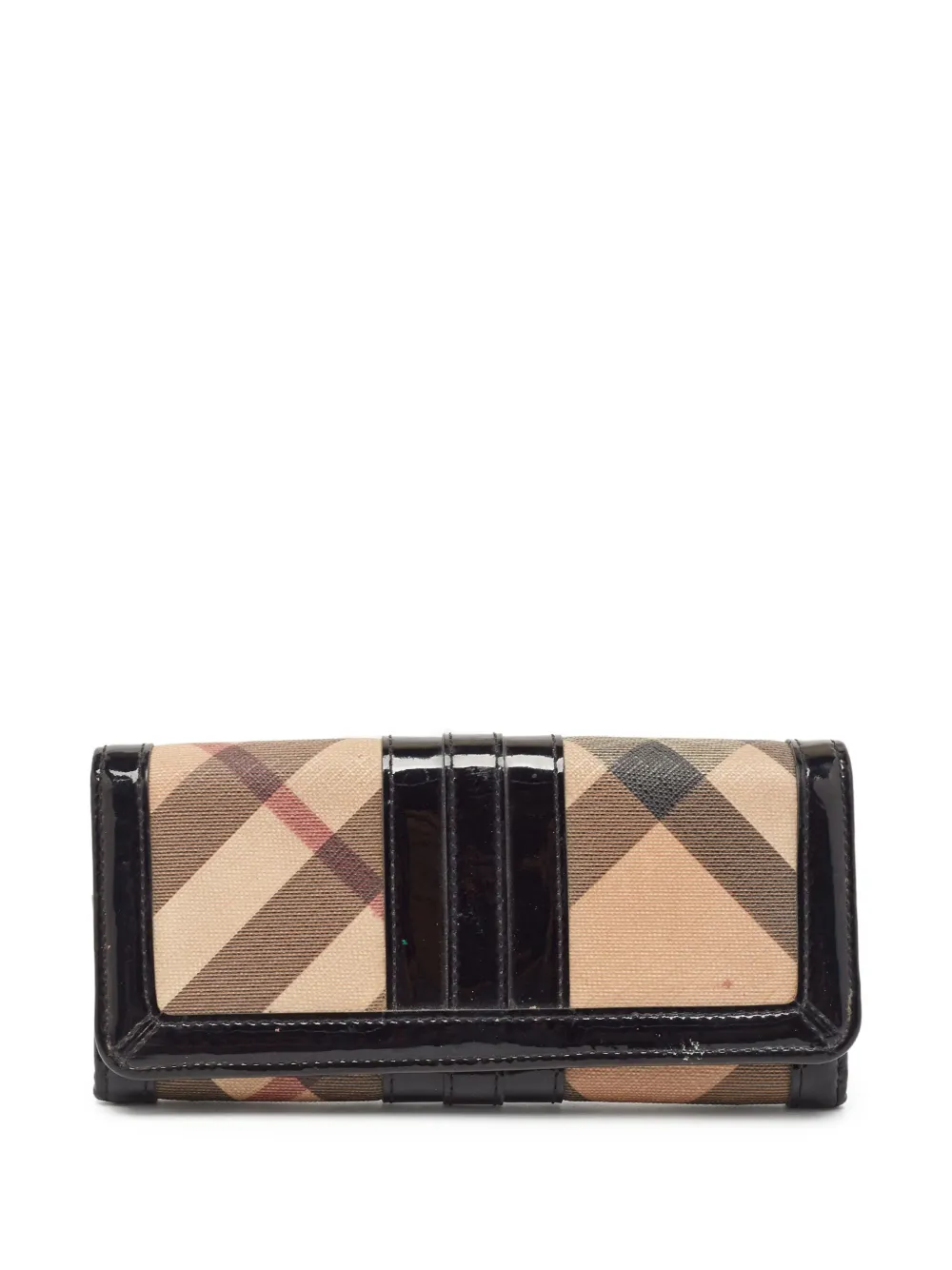 Burberry Pre-Owned Vintage Check-patterned wallet | Neutrals | Image 1