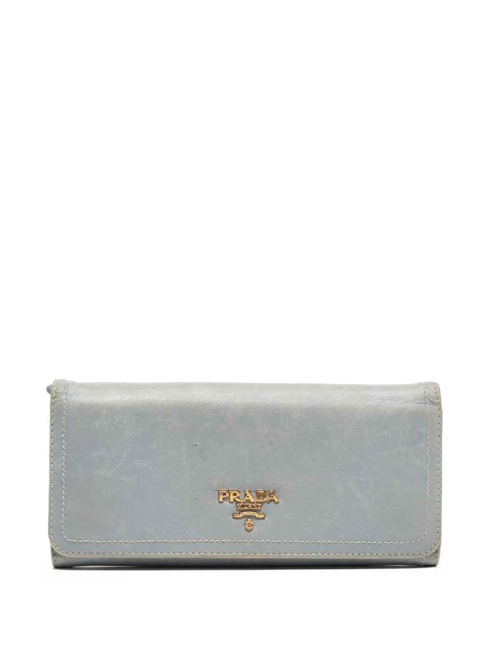 Prada Pre-Owned cartera con compartimentos y cierre | azul | Image 1