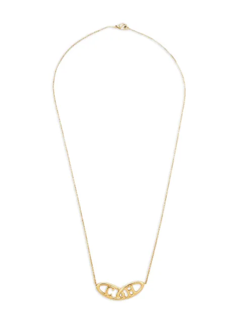 Carolina Herrera collar con dije del logo y de archivo