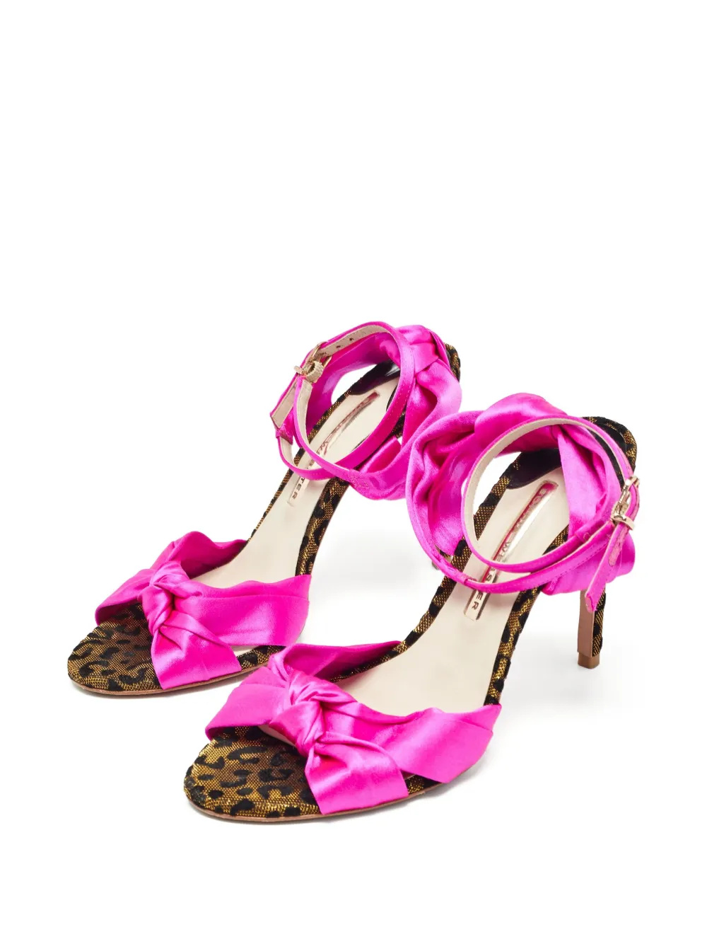 Sophia Webster pre-owned 105mm satin bow-embellished sandals | Image 2