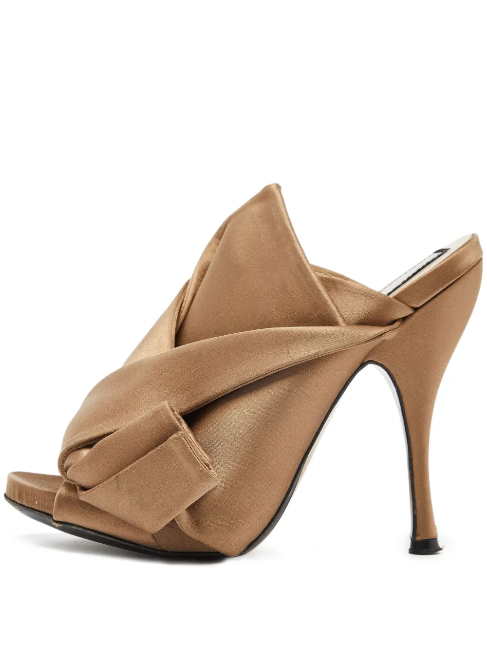 Nº21 Sandali in raso 120mm Pre-owned - Toni neutri