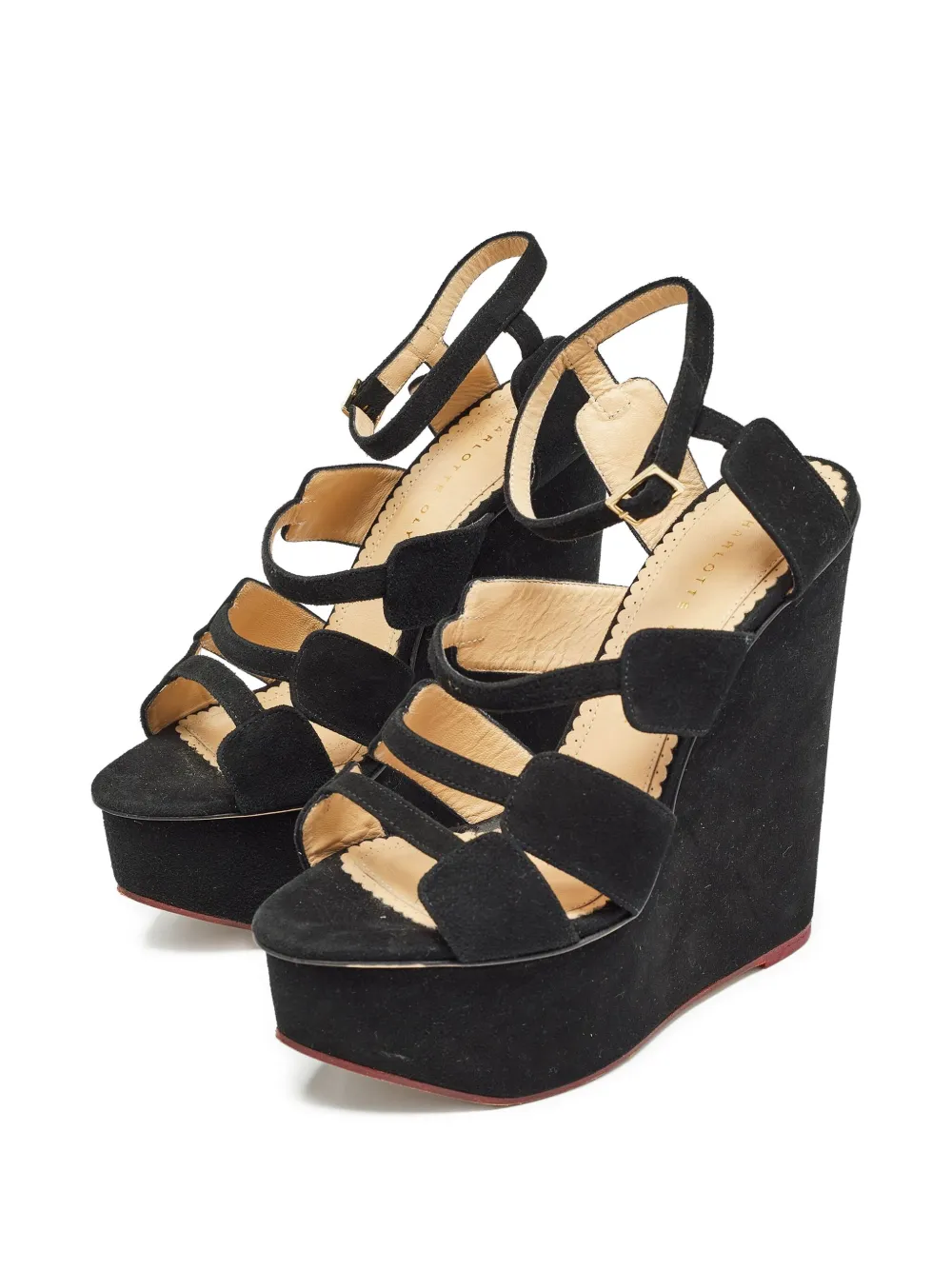 Charlotte Olympia pre-owned 150mm wedge-heel platform sandals | Image 2