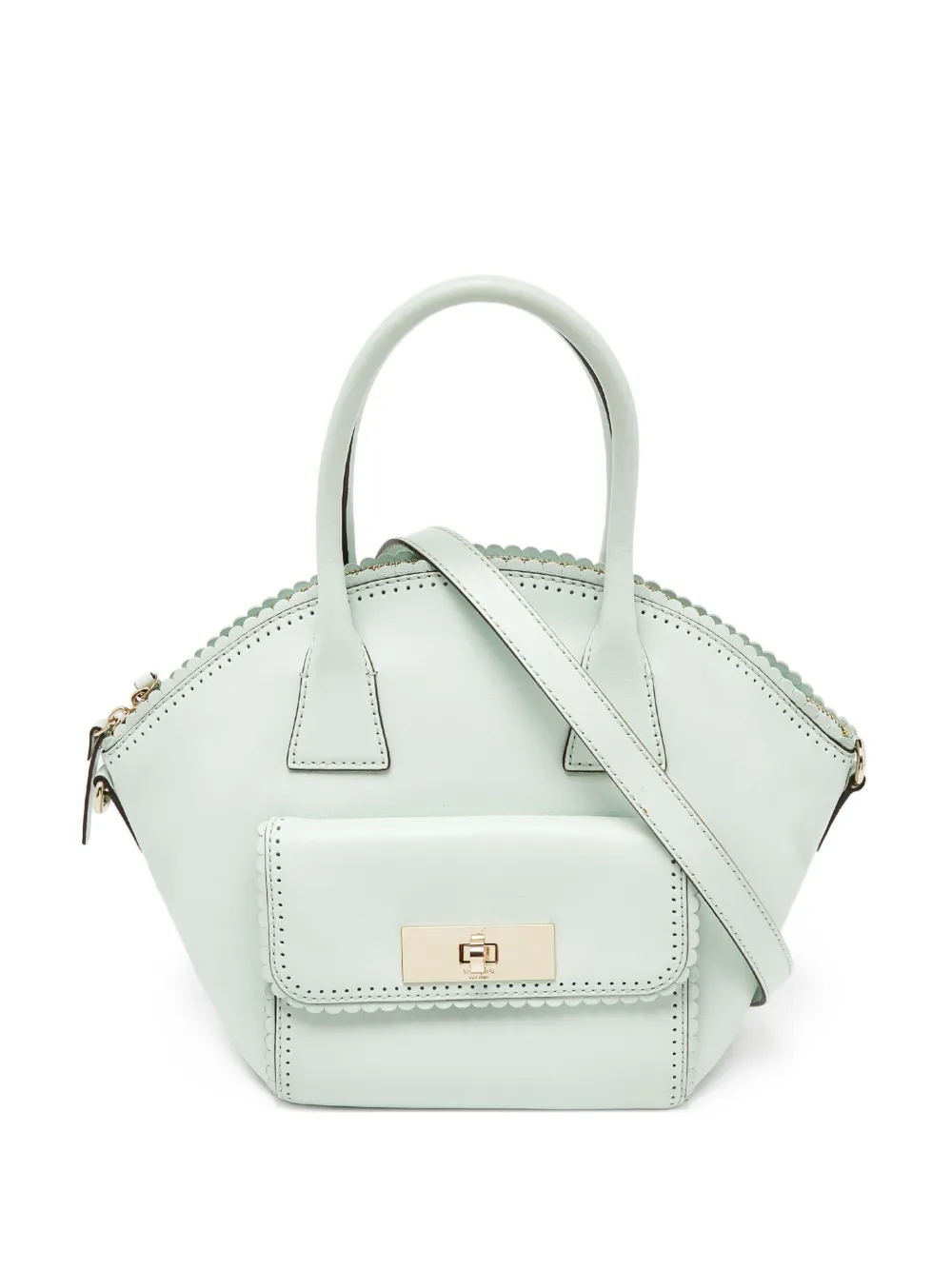 Kate Spade de archivo tote con bordes festoneados | verde | Image 1