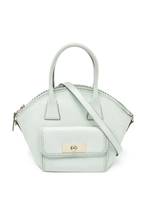 Kate Spade pre-owned scalloped-edge leather tote bag