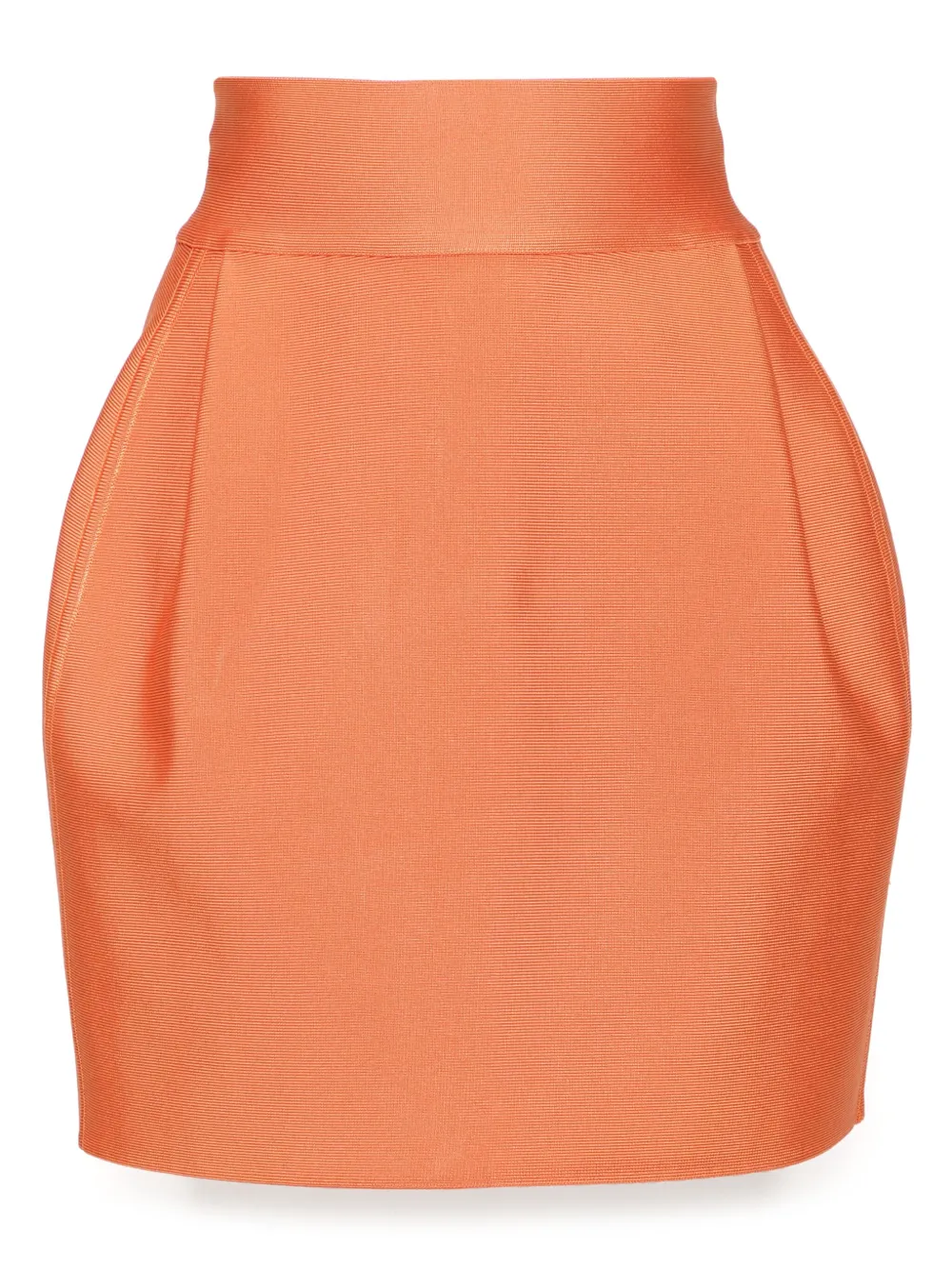 Herve L. Leroux bandage tulip mini skirt - オレンジ Herve L. Leroux bandage tulip mini skirt - オレンジ