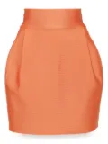 Herve L. Leroux bandage tulip mini skirt - Orange