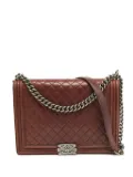 CHANEL Pre-Owned 2011 Boy crossbody bag - Brown
