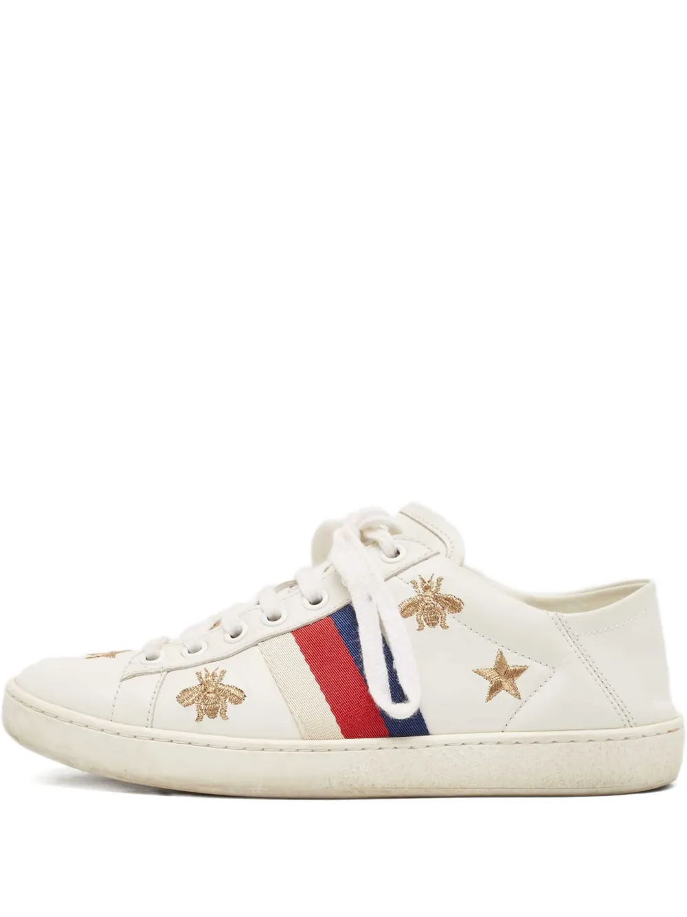 Gucci Pre-Owned エース スニーカー - ホワイト Gucci Pre-Owned エース スニーカー - ホワイト
