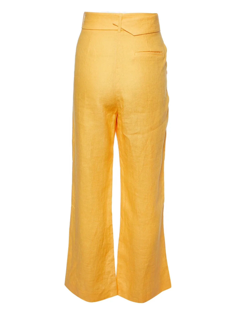 Nanushka Pre-owned linnen broek - Oranje