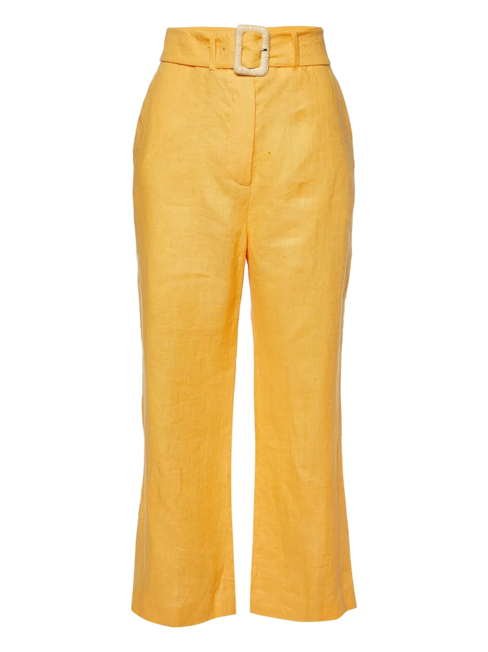 Nanushka pre-owned linen trousers - Arancione