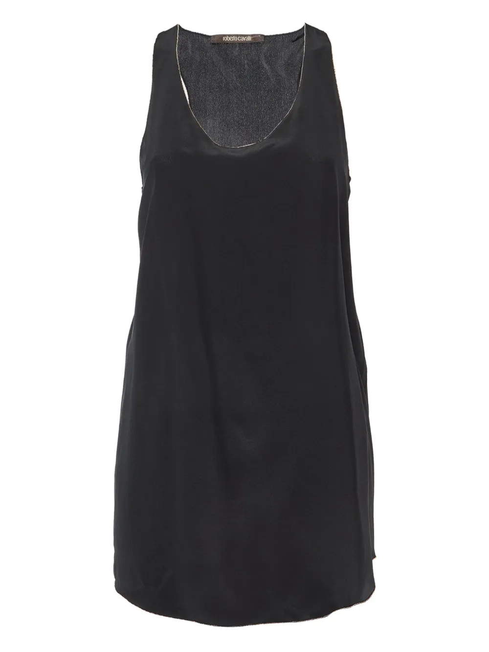 pre-owned sleeveless satin top