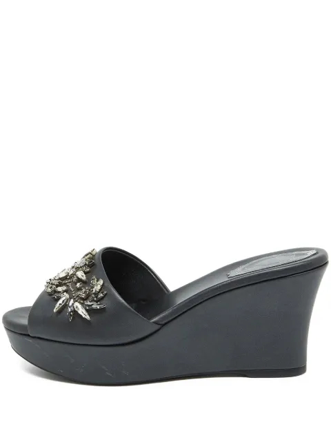 René Caovilla Pre-owned Wedge-Sandalen 80mm