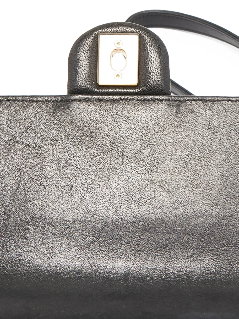 Pre-owned Chanel Pearl Flap Leather Cross Body Bag