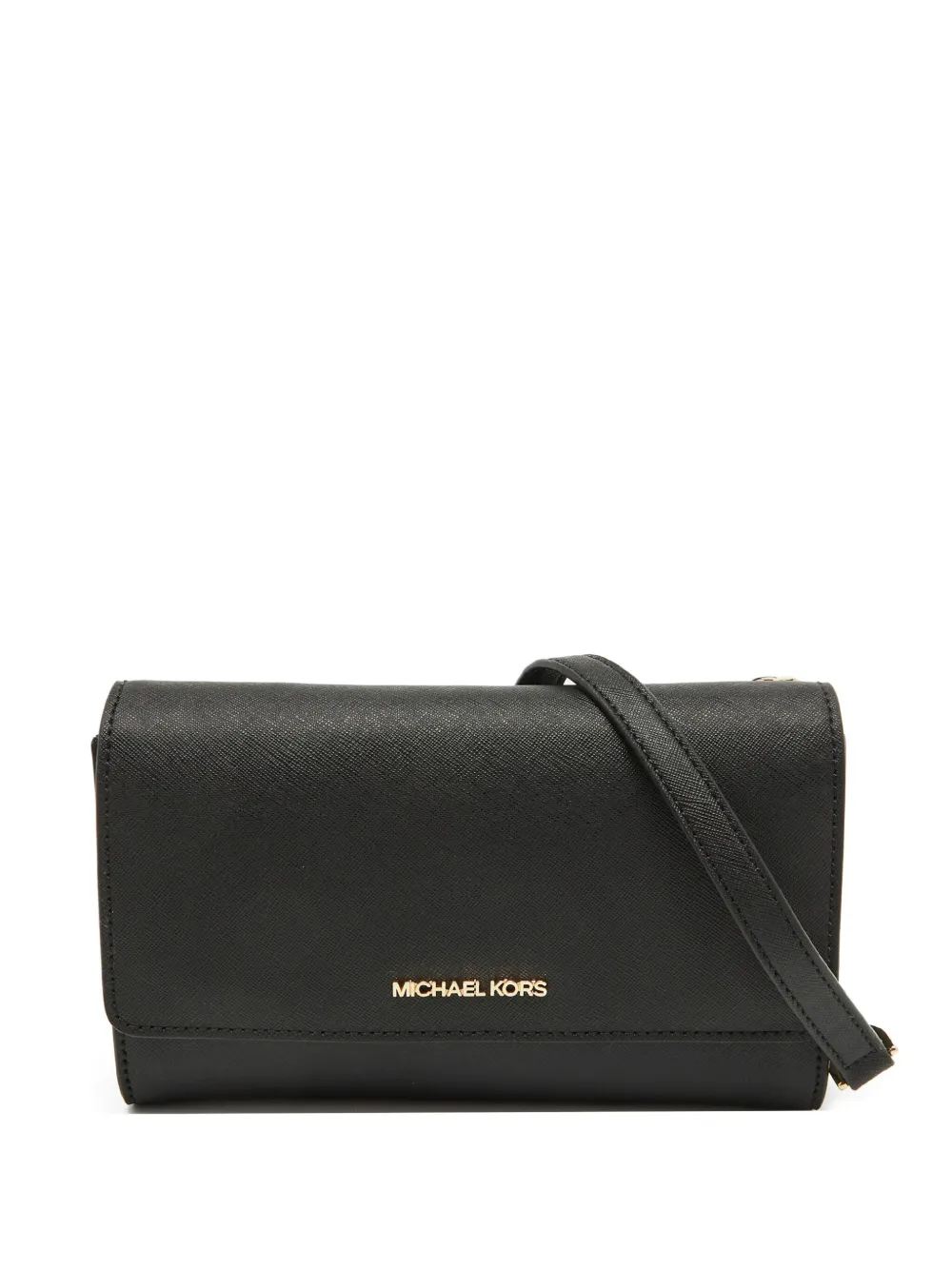 Michael Kors Vintage Jet Set saffiano leather clutch bag | Black | Image 1