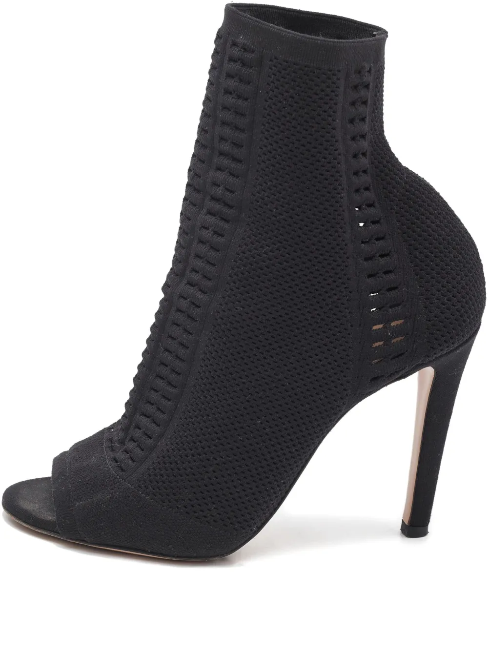 Gianvito Rossi Pre-owned 115mm peep-toe boots | Black | Image 1