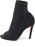 Gianvito Rossi Pre-owned 115mm peep-toe boots - Black