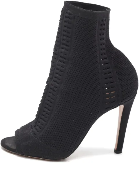 Gianvito Rossi Pre-owned 115mm peep-toe boots