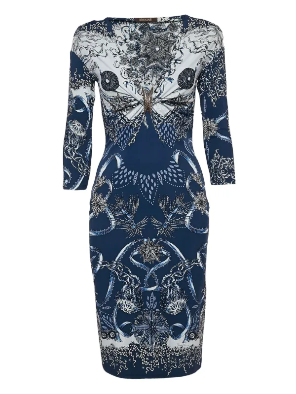 vintage print bodycon dress Chic Sleeveless Bodycon Printed Robe for Women - Vintage Halter Long strapless maxi dress with Contrast Color