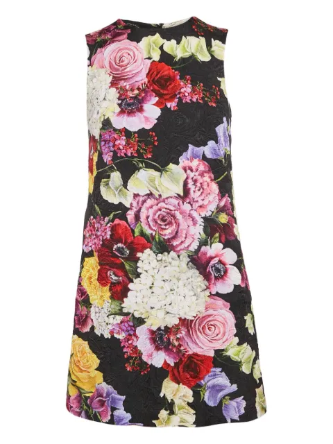 Dolce & Gabbana Pre-Owned floral-print brocade dress