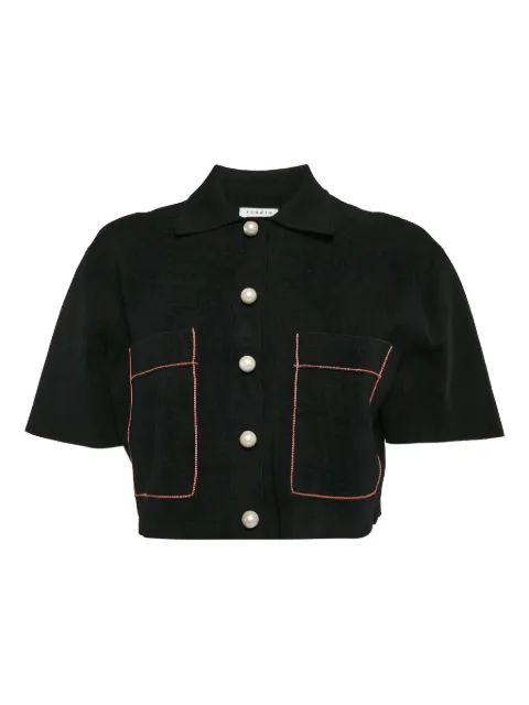 SANDRO camisa corta con detalle de botones