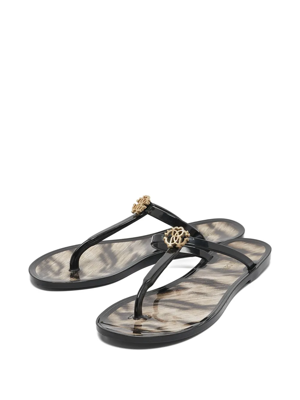 Roberto Cavalli Vintage logo-plaque flip-flops | Image 2
