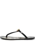 Roberto Cavalli Vintage logo-plaque flip-flops - Black