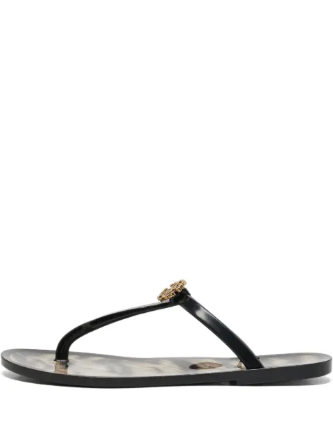 Roberto Cavalli Vintage logo-plaque flip-flops 
