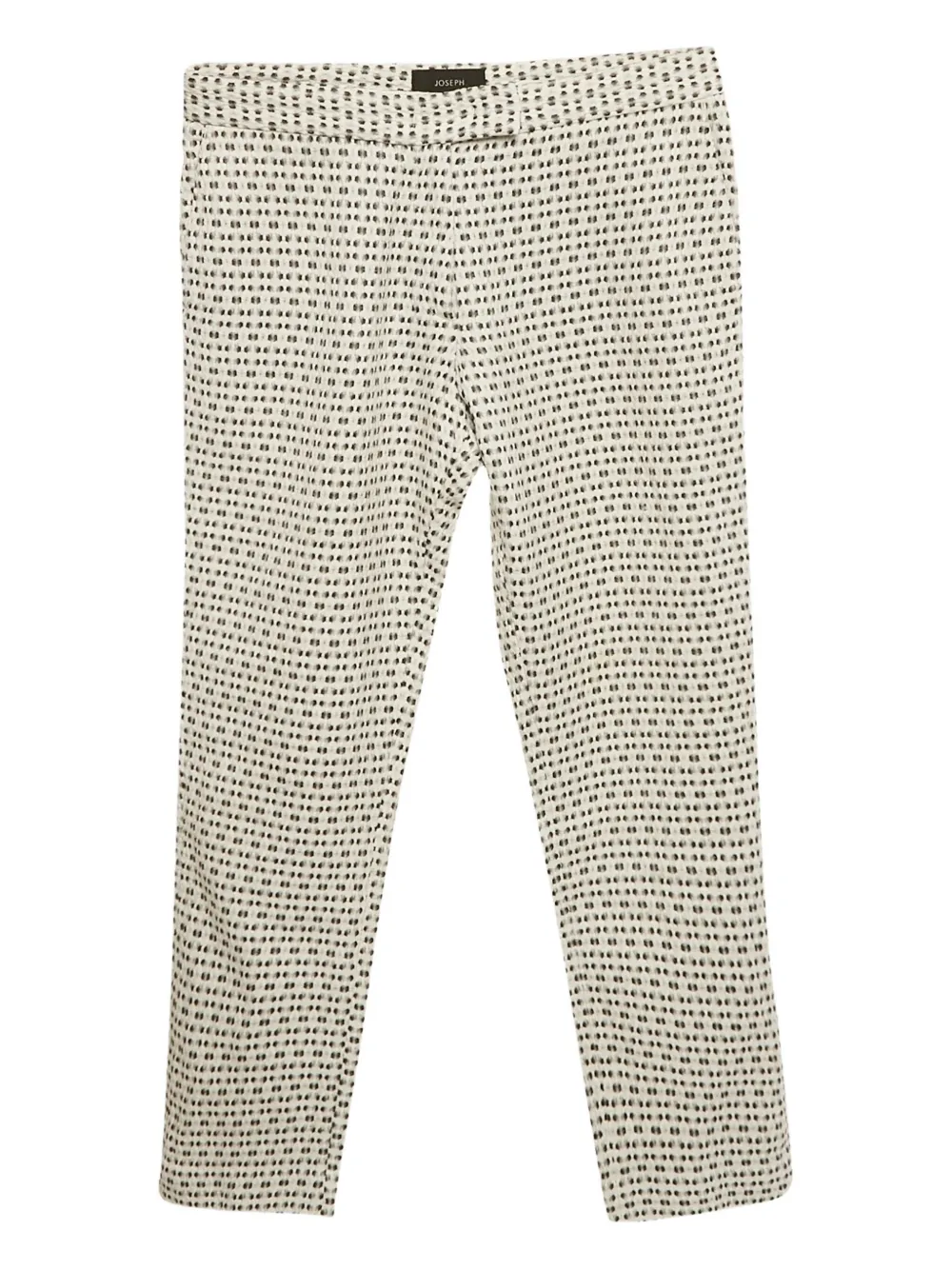 JOSEPH Pre-owned geometric-pattern trousers | White | Image 1