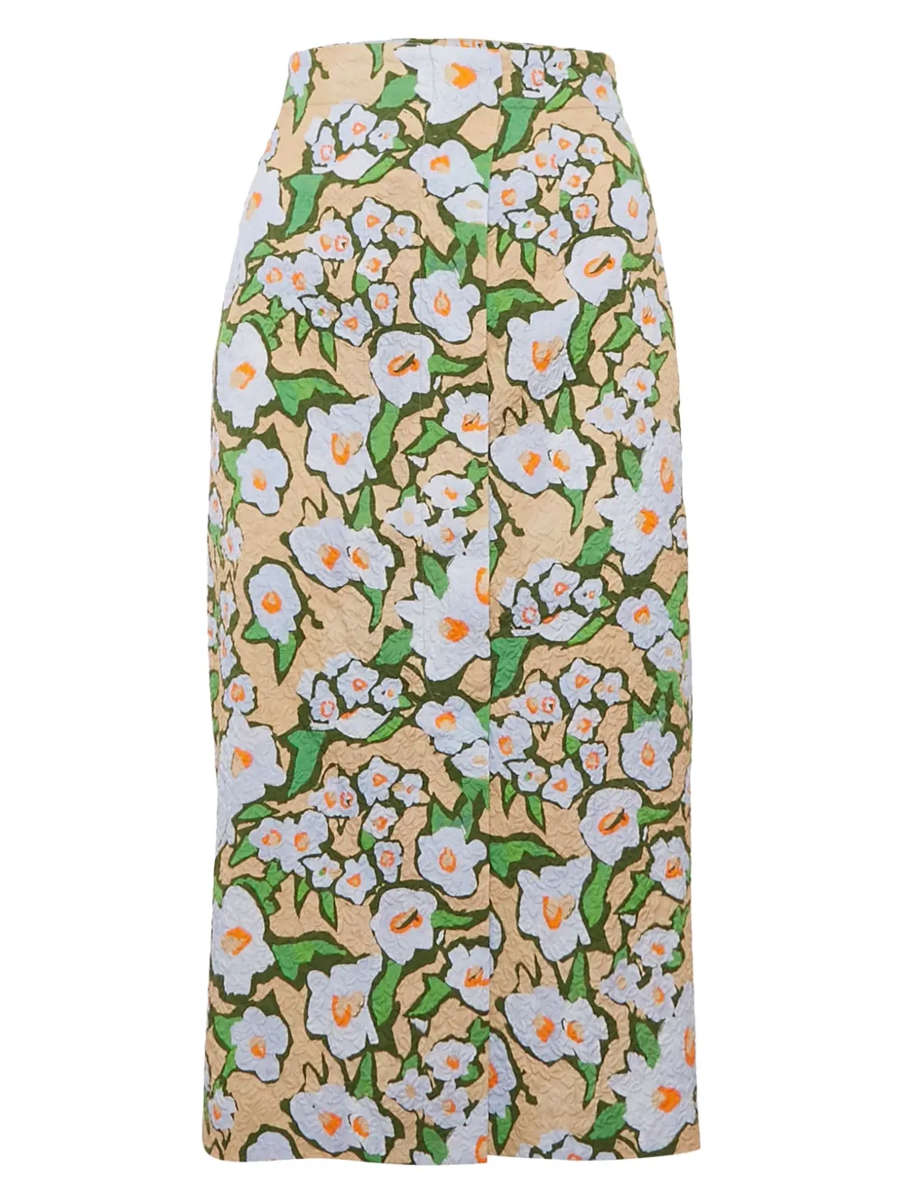 Sportmax Vintage Ocarina floral-print midi skirt | Green | Image 1