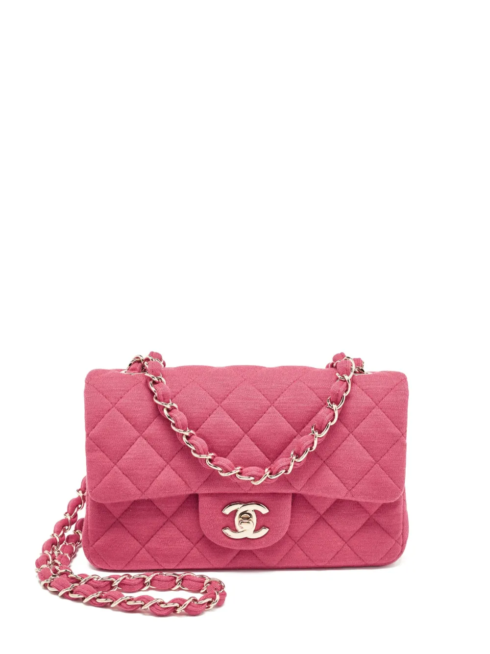 CHANEL Pre-Owned CC quilted shoulder bag - ピンク CHANEL Pre-Owned CC quilted shoulder bag - ピンク