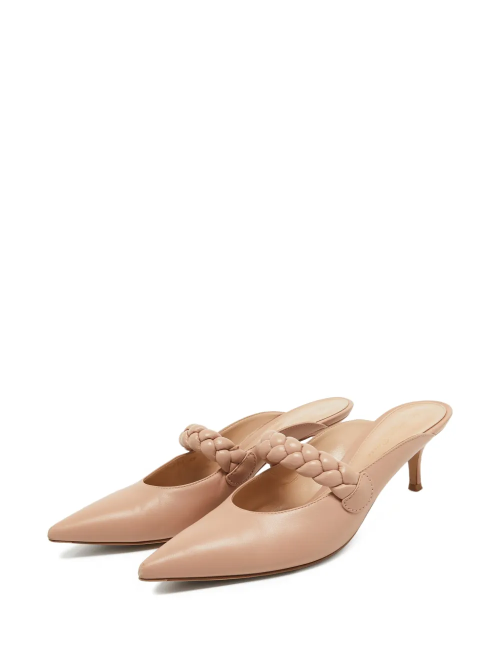 Gianvito Rossi braided strap slingback heels | Image 2