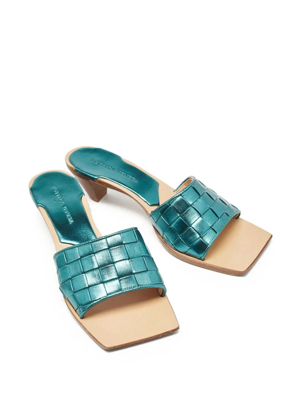 Bottega Veneta Pre-Owned 50mm Intrecciato heeled sandals | Image 2