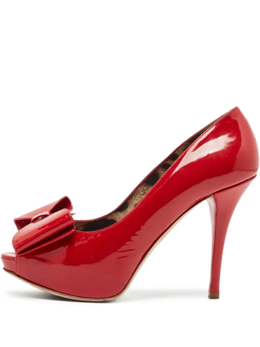Dolce & Gabbana Pre-Owned 120mm leather heeled pumps | Red | Image 1