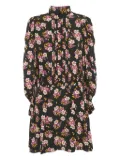 Zadig&Voltaire pre-owned floral-print mini dress - Black