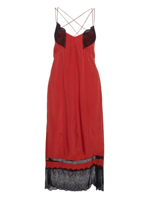 Zadig&Voltaire pre-owned lace-trim maxi dress