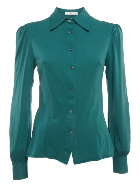 Prada Pre-Owned camisa con mangas obispo
