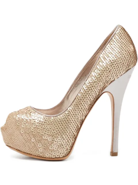 Louis Vuitton Pre-Owned 140mm sequin-embellished pumps