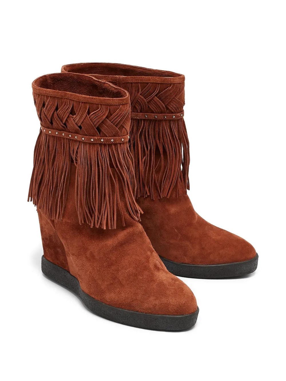 Le Silla pre-owned 110mm fringed boots | Image 2