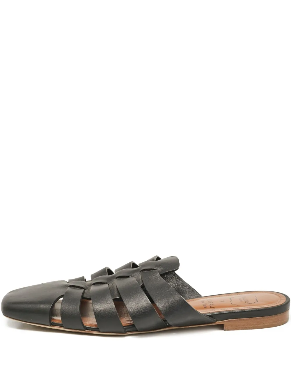 Malone Souliers x Deveaux pre-owned leather mules | Black | Image 1