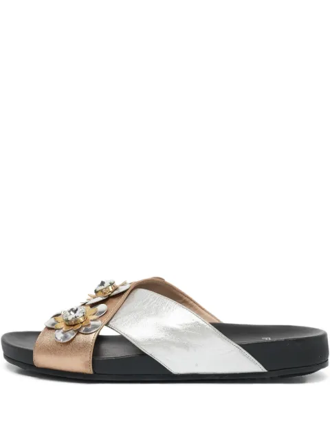 Fendi Pre-Owned Flowerland flat sandals