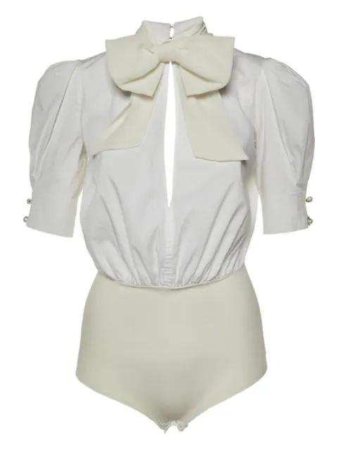Elisabetta Franchi pre-owned bow-detail bodysuit