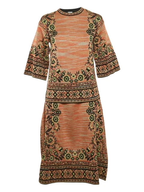 Missoni Pre-Owned floral geometric-intarsia knit set