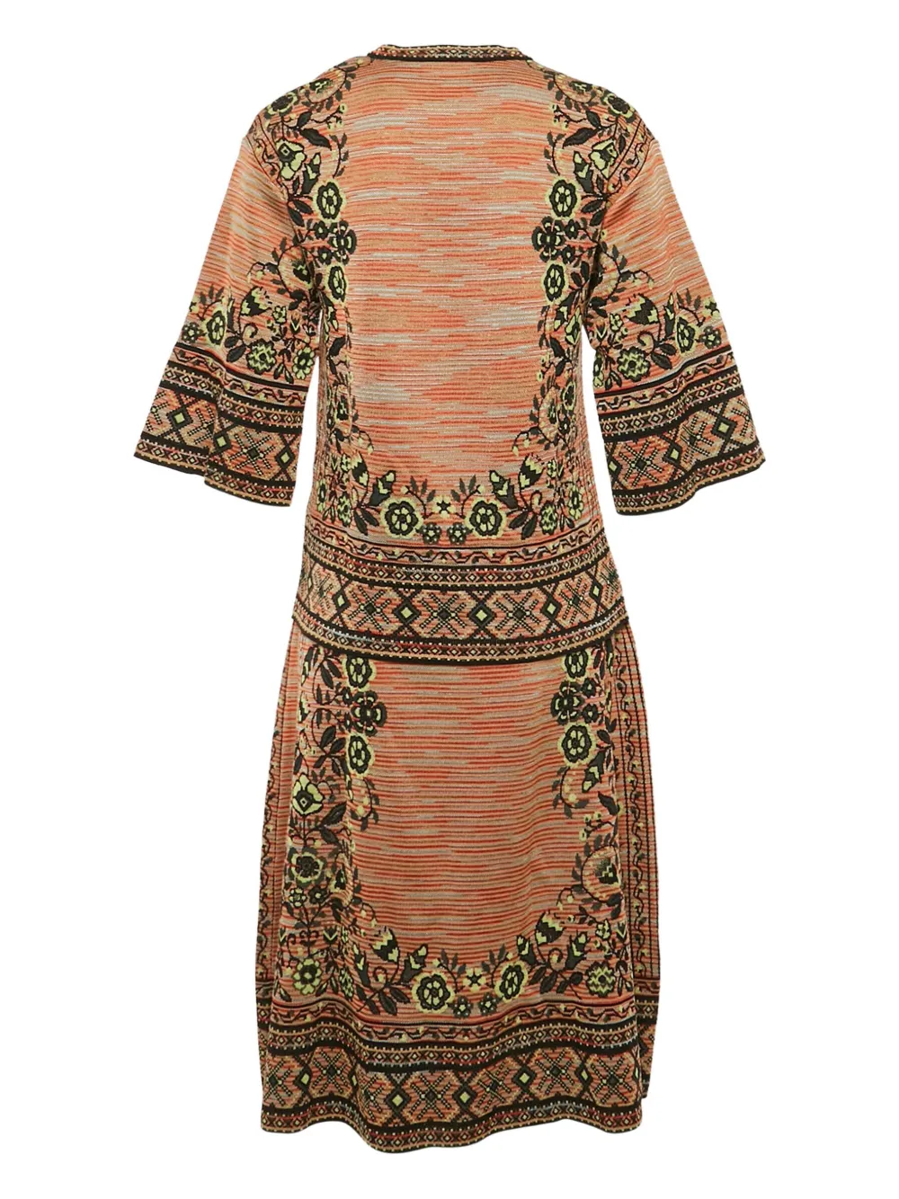 Missoni Pre-Owned Gebreide set met geometrisch intarsia - Oranje