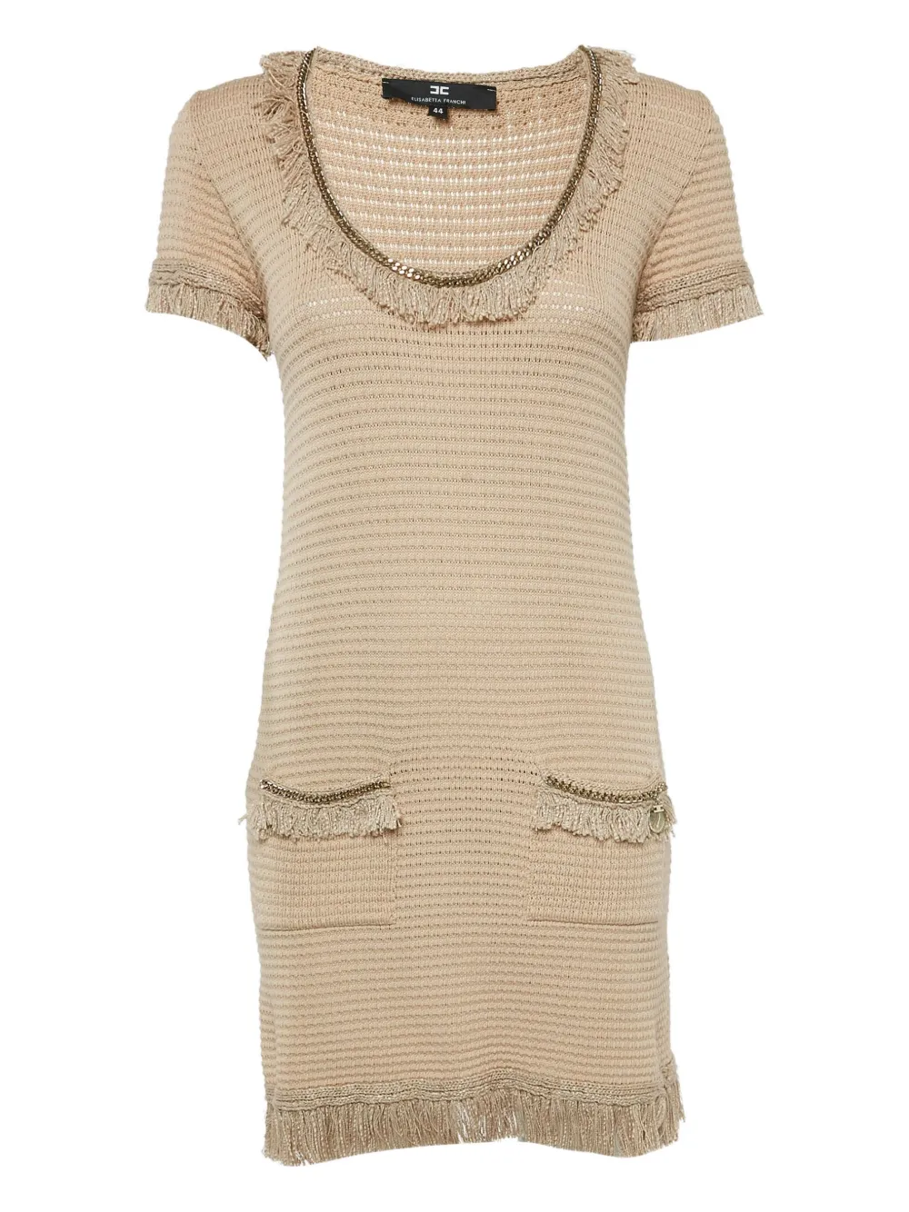 pre-owned crochet-knit dress