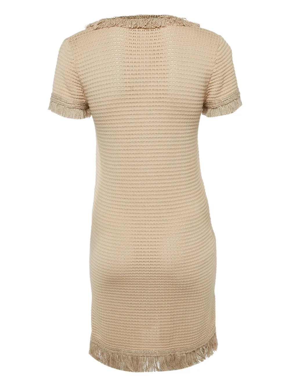 Elisabetta Franchi Pre-owned gehaakte jurk - Beige