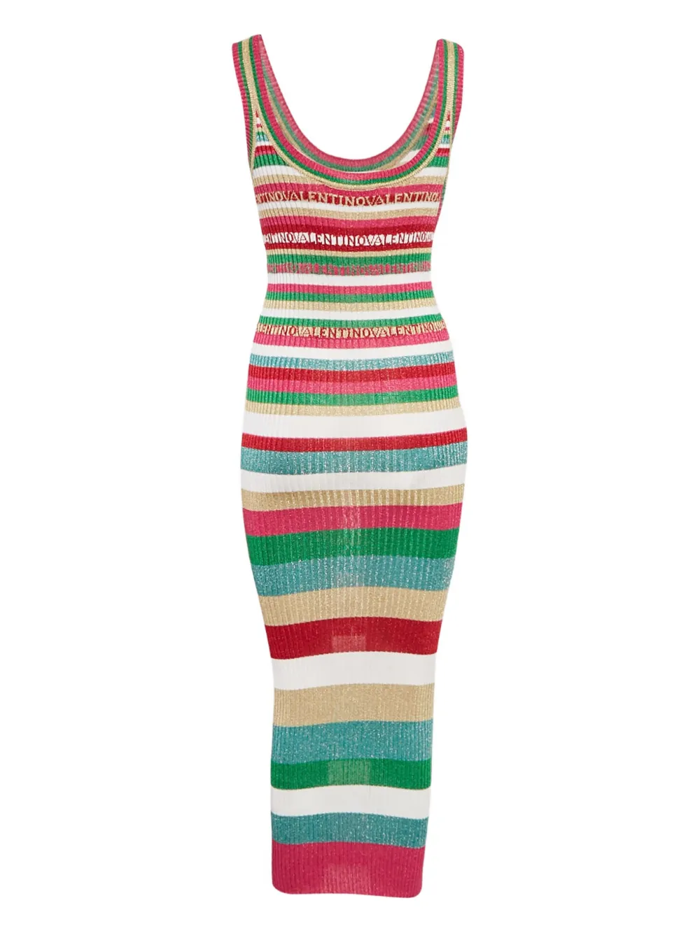 Valentino Garavani Pre-Owned ribbed striped dress | Day Dresses | Image 2