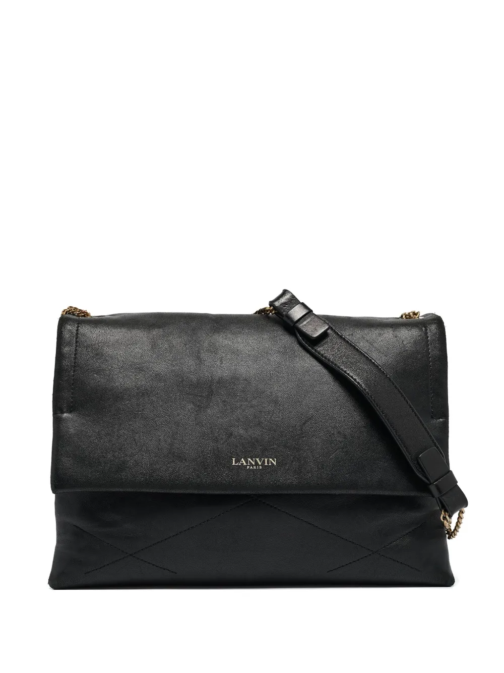 quilted leather shoulder bag